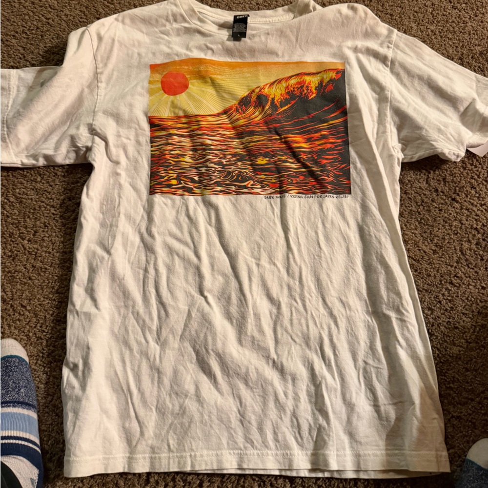 Obey Dark Wave Rising White Tee